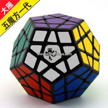 <Free Shipping>Dayan Megaminxcube I in traditional shape Black Body for Speed-cubing