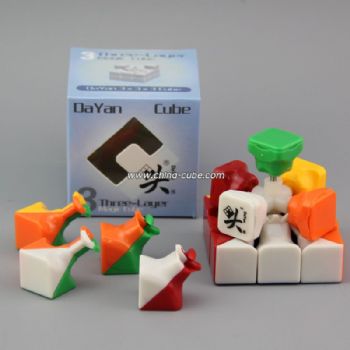 Dayan-LingYun V2  Magic Cube 6 Color Assembled