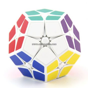 Shengshou 2×2 Megaminxcube Brain Teaser Magic Cube Speed Twisty Puzzle White