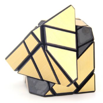 GhostCube Black Golden  stickers Magic cube Puzzles Toys