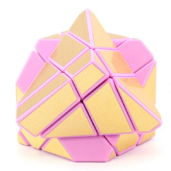 GhostCube Pink Golden stickers Magic cube Puzzles Toys