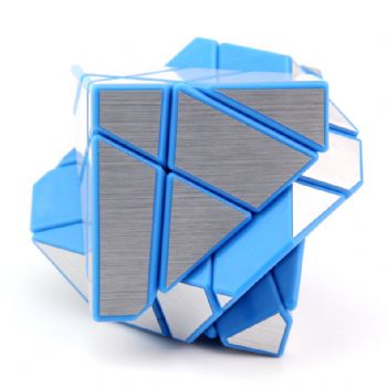 GhostCube Blue Silver stickers Magic cube Puzzles Toys