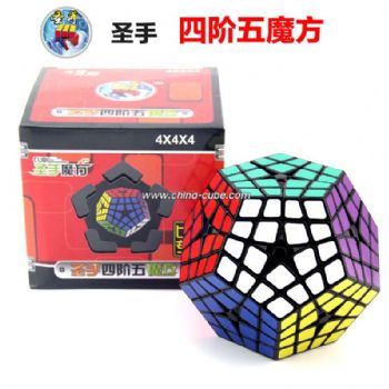 ShengShou Megaminxcube Brain Teaser Magic Cube Master Kilominx Speed Cube Twisty Puzzle  Black