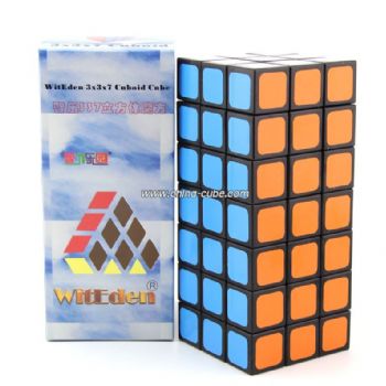 WitEden 3x3x7 Cuboid Cube(Black)