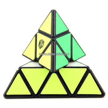 QiYi Magnetic  pyramid Black Bell Magic Cube Speed Puzzle