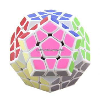 ShengShou Aurora Megaminxcube White Magic cube  Puzzles