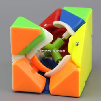 Qiyi MoFangGe Skew Cube Stickerless Perfect Childern Educational Twisty Puzzle Toys
