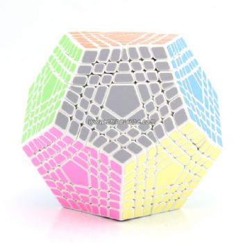 ShengShou 7x7x7 Megaminxcube Brain Teaser Magic Cube Speed Cube Twisty Puzzle White