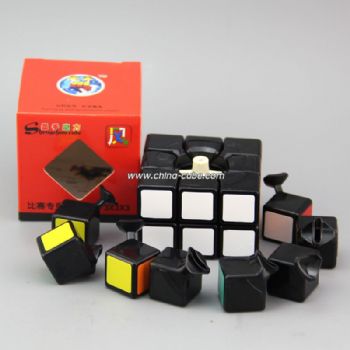 ShengShou Wind 3x3x3 Brain Teaser Magic IQ Cube (57mm Black