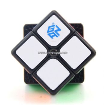 GAN249 V2 M 2x2 Magnetic Version Black Speed Cube Puzzle - Colorful
