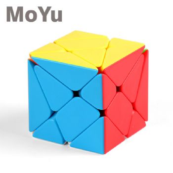 Mofang Jiaoshi Axis Cube 3x3x3 Magic Cube Educational Toys for Brain Trainning - Colorful