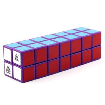 Witeden 1688Cube 2x2x7 立方体魔方 1688Cube 2x2x7 Cuboid Cube Purple Collection