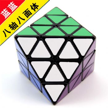 Lanlan 8-Axis Octahedron Magic Cube Black Puzzle Educational Toy Special Toys Cubo Magic Toys for Boys