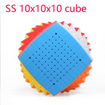Shengshou 10x10x10 Speed Cube Stickerless 85mm professional Cubo Magico high level Toys for Children