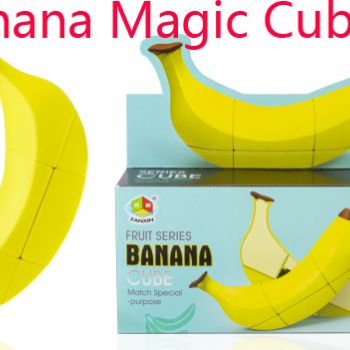 FanXin Fruit Banana Magic Cube Professional Speed Puzzle Twisty Antistress Educational Toys For Children Gift