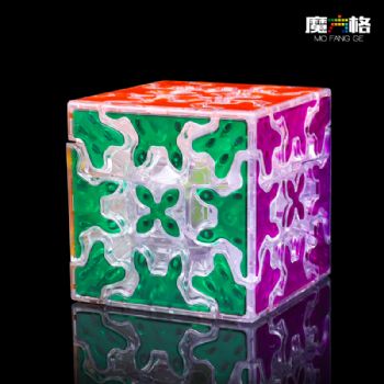 Qiyi Gear 3x3x3 Transparent qiyi gear Speed Cubes Professional Cubo Magico Educational Kids Toys
