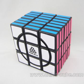 WitEden Super 3x3x7:00 Magic Cube Black