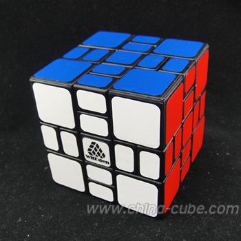 WitEden 3x3x3 Mixup Plus Magic Cube Black